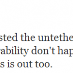 untether