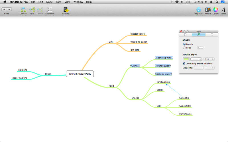 mindnode lite for mac