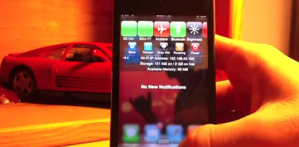 Snel wazig meldingencentrum tweak iOS 5 cydia