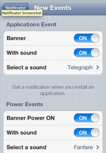 Notificator tweak jailbreak iOS