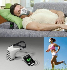 AIRE mask that charges your iPhone using the air you breathe