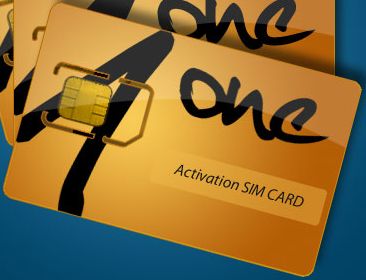 OneSim iPhone-Aktivierungskarte