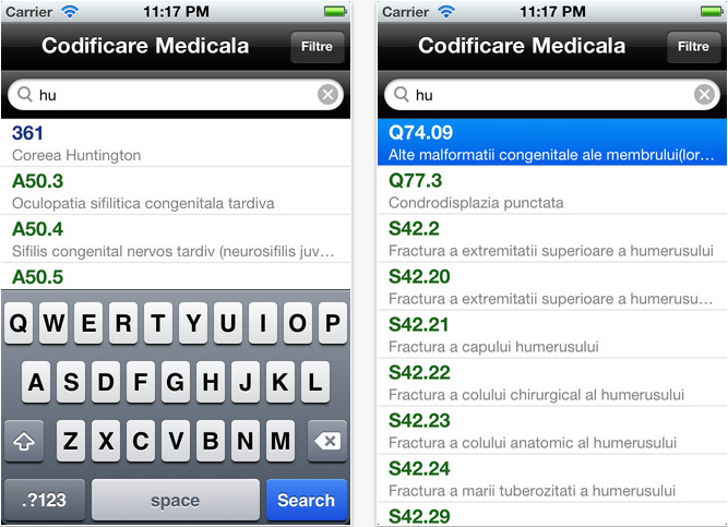 Medicinsk kodning App Store