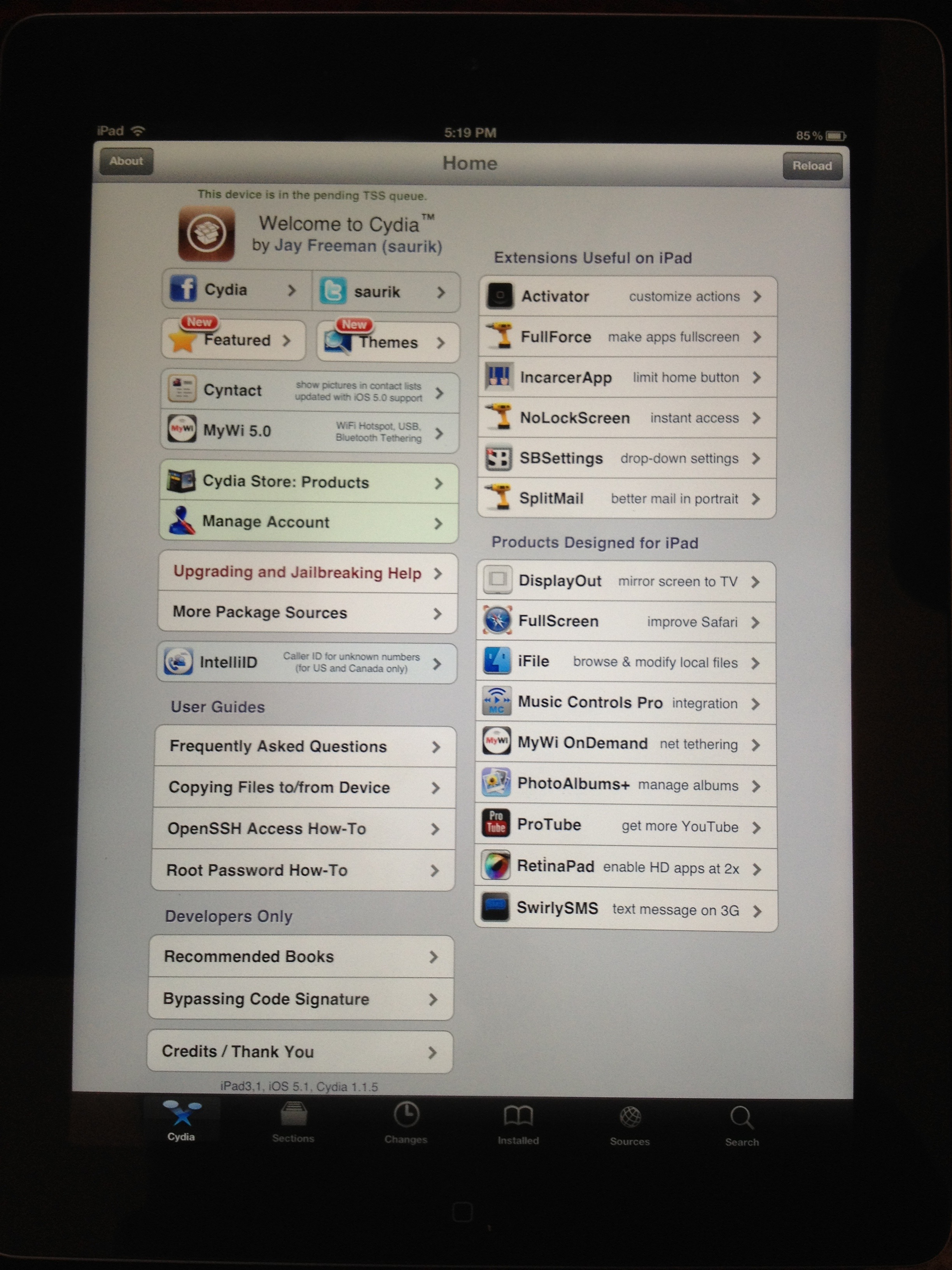 iPad3 jailbreaken