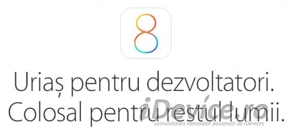 iOS 8 beta romana - iDevice.ro