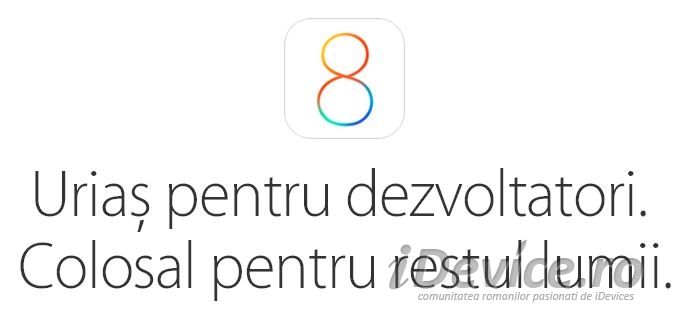 iOS 8 beta rumena - iDevice.ro