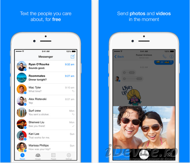 Facebook Messenger - o nou actualizare este disponibil 