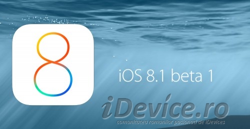 ios 8.1 bèta 1 - iDevice.ro