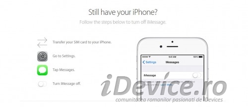 Dezactivare iMessage iPhone și iPad 1 | iDevice.ro