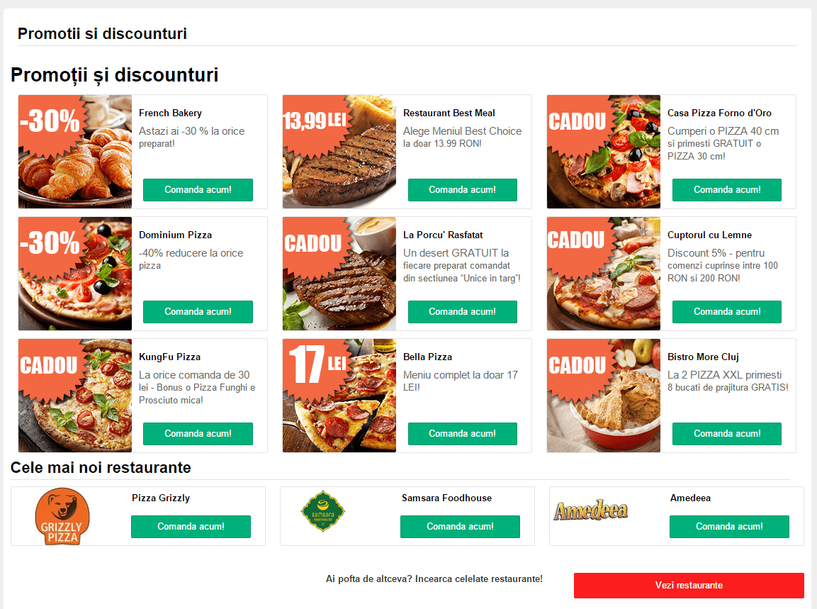 Foodpanda zamów jedzenie online 2