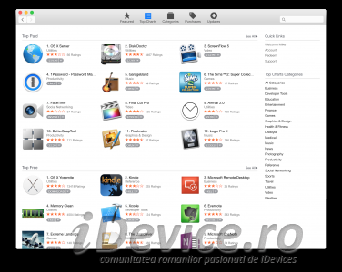 Apple lansează un nou design pentru Mac App Store | iDevice.ro