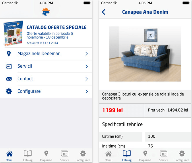 Aplikacja Dedeman na iPhone'a