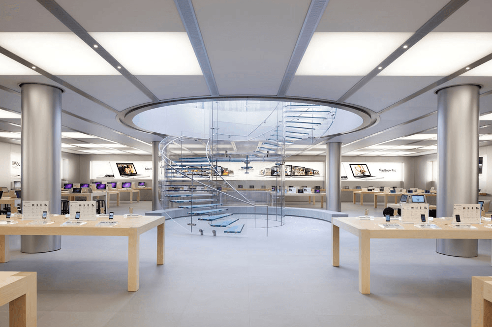 Diseñadores de moda de Apple Store