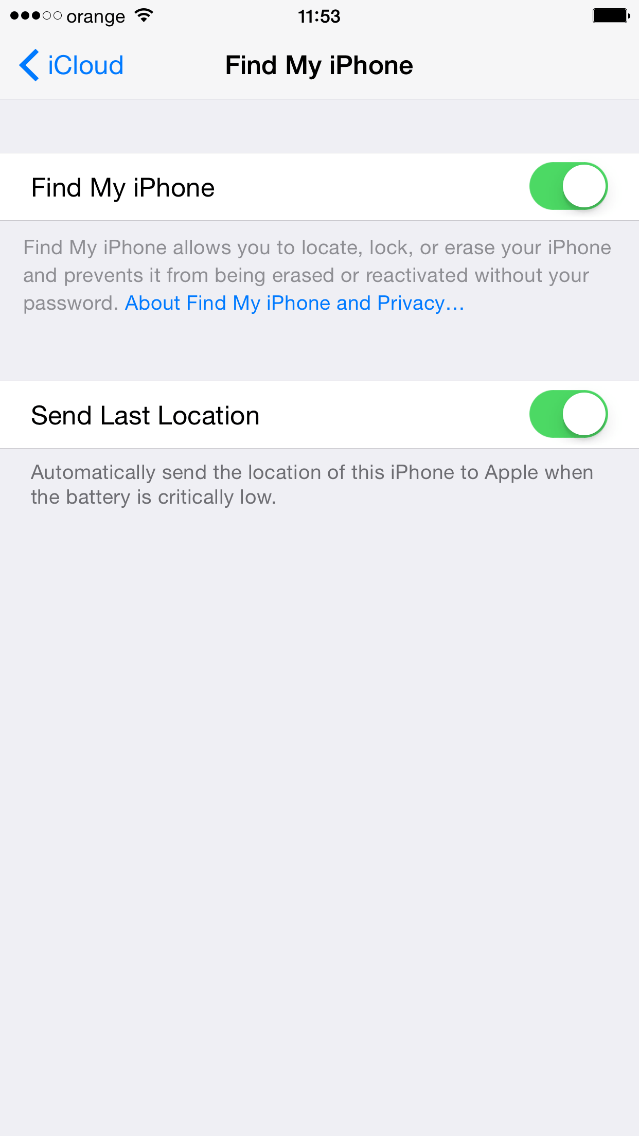 Find My iPhone si Activation Lock 2