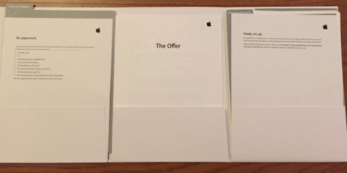 Job offer at Apple