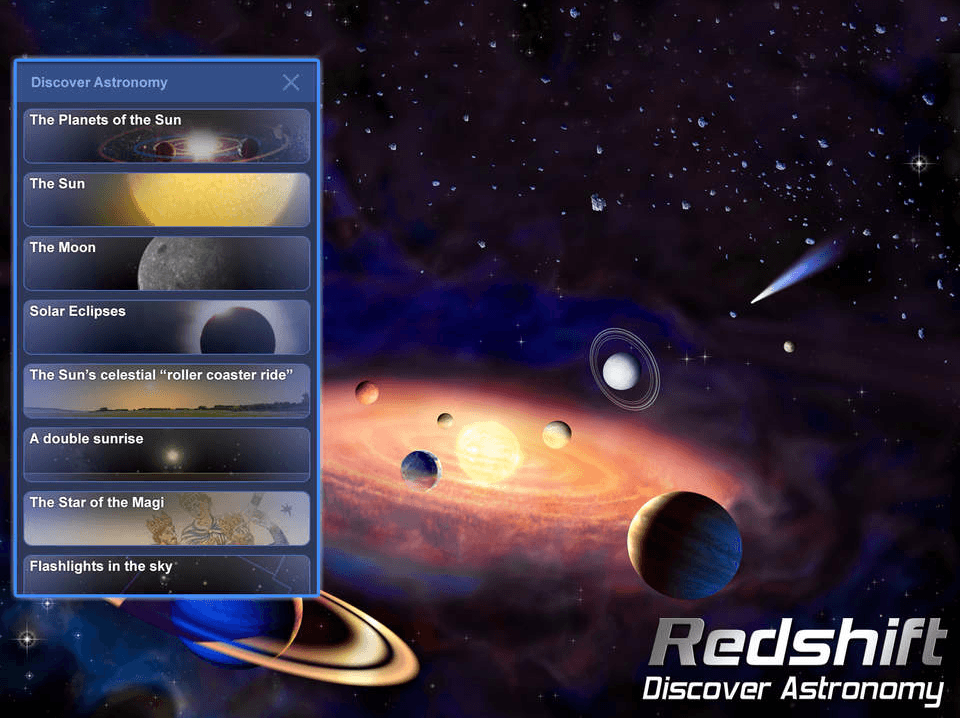 Redshift Discover Astronomy