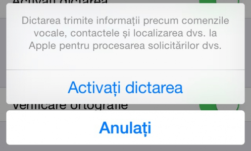 Siri in Romanian