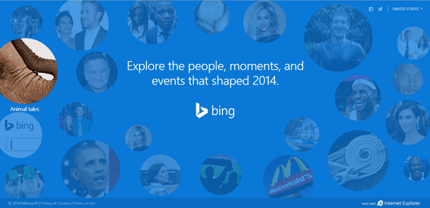 Bing principales búsquedas 2014