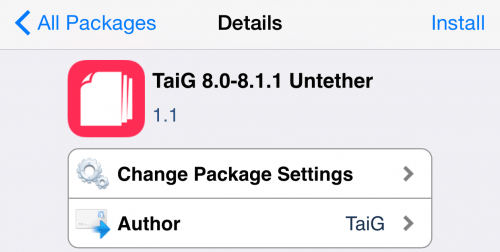 TaiG 8.0-8.1.1 Untether