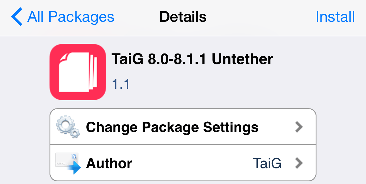 iOS 8.1.1 jailbreak TaiG v1.1