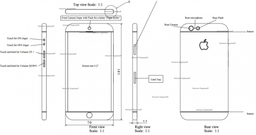 Schematische Darstellung des iPhone 7-Konzepts