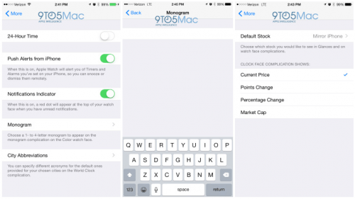 Applicazione CEAS per Apple Watch iOS