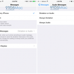 MESSAGES de l’application Apple Watch iOS