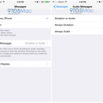 MESSAGGI dell'applicazione iOS di Apple Watch