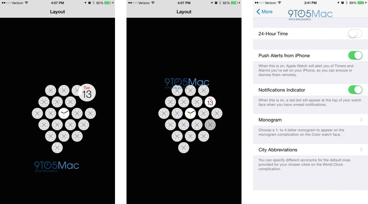 Apple Watch iOS-applikation