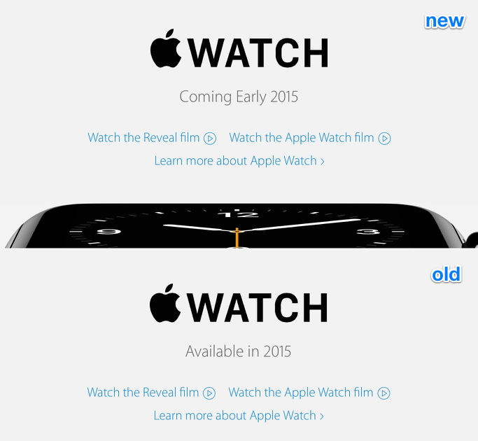 Lancement de l'Apple Watch