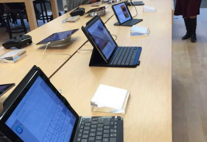 iPad dell'Apple Store