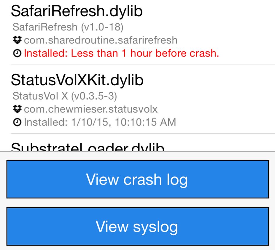 CrashReporter