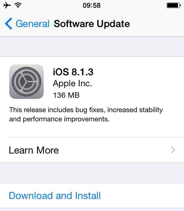 Laden Sie iOS 8.1.3 herunter