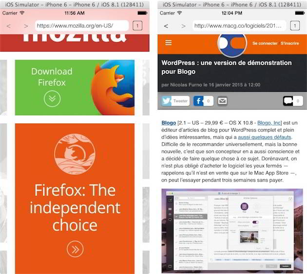 Firefox iOS