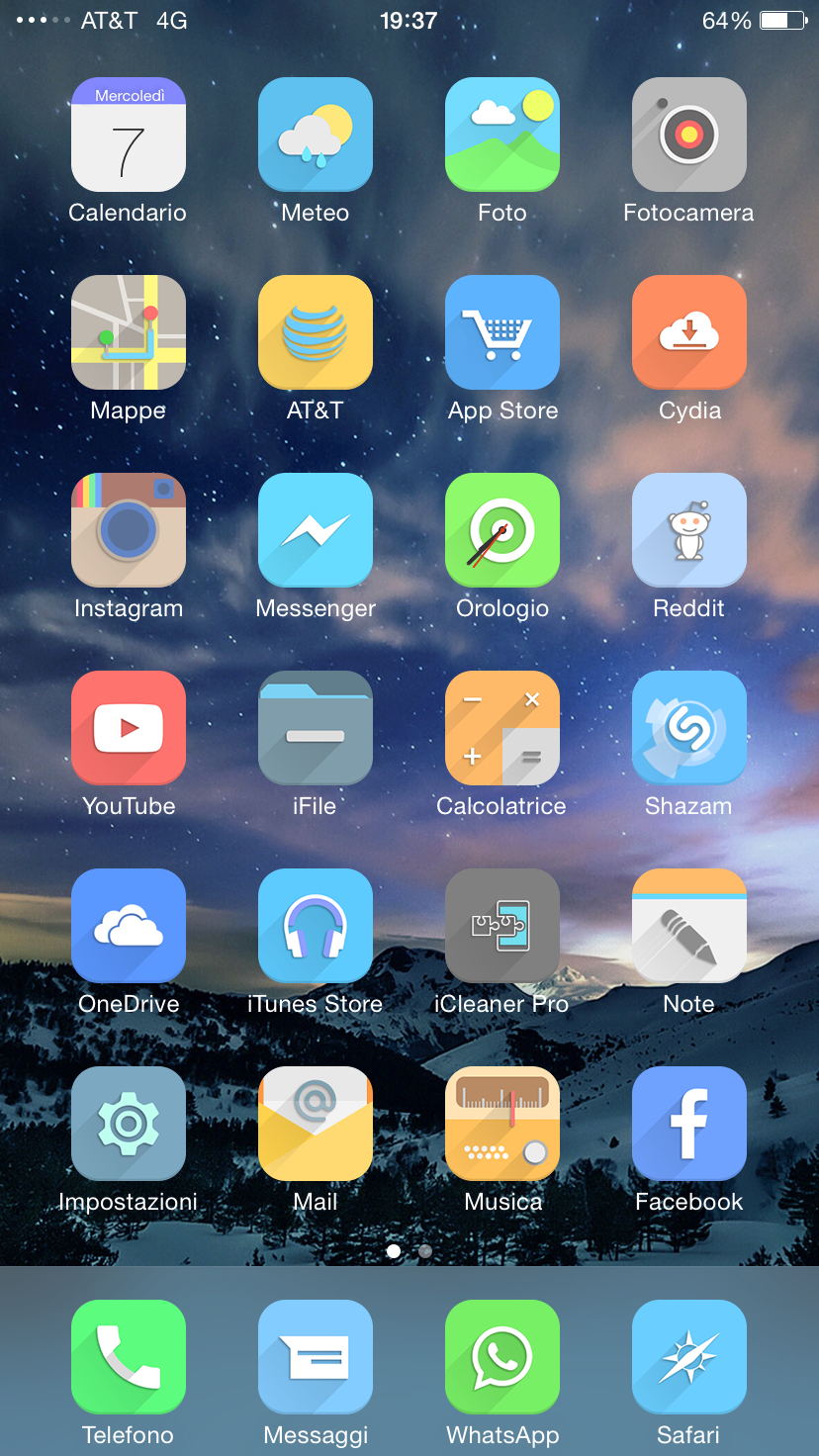 Lime iOS 8-thema