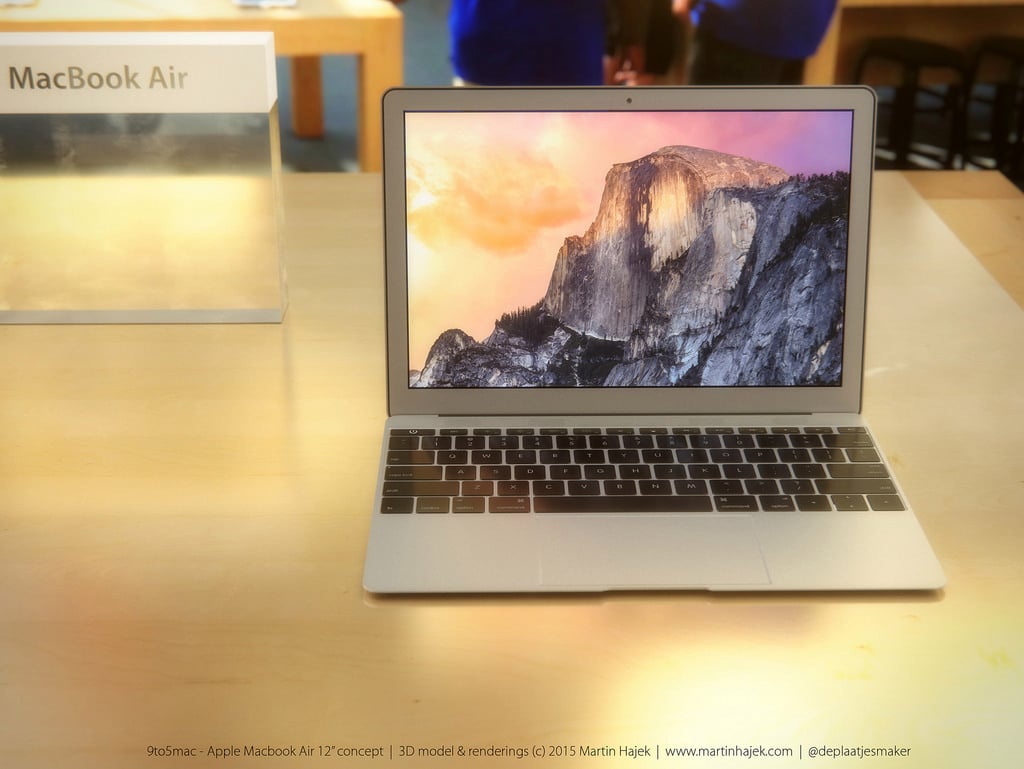 Conception du MacBook Air 12 pouces 14