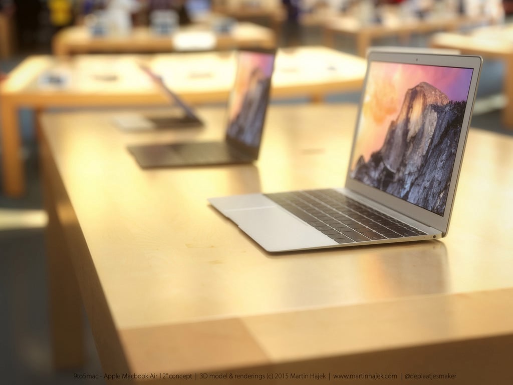 Design concettuale del MacBook Air da 12 pollici 16