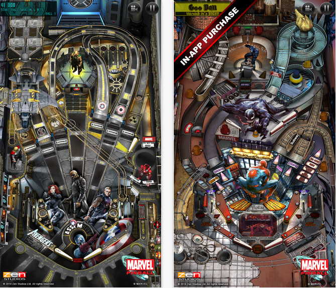 Marvel Pinball free application of the week