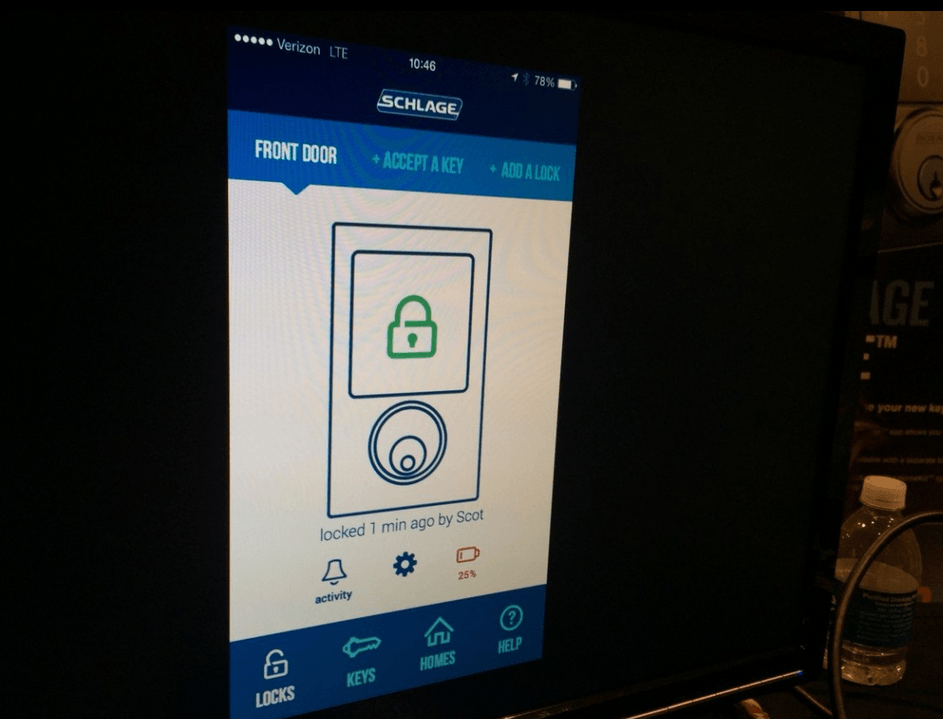 Schlage Sense CES 2015 1