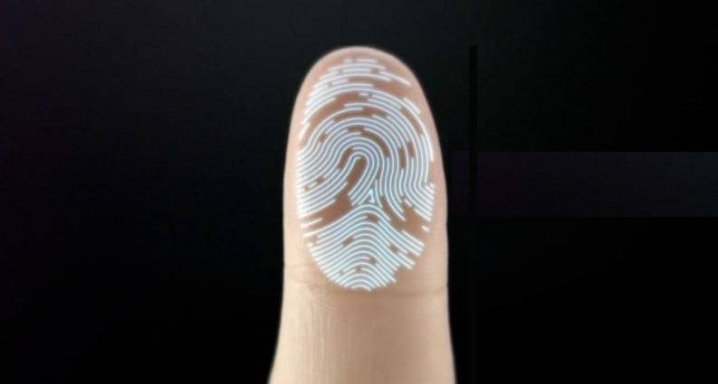 Touch ID odwrotny odcisk palca