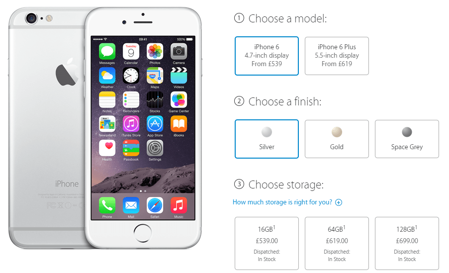iPhone 6 iPhone 6 Plus på lager