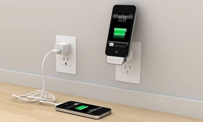 iPhone wall charging