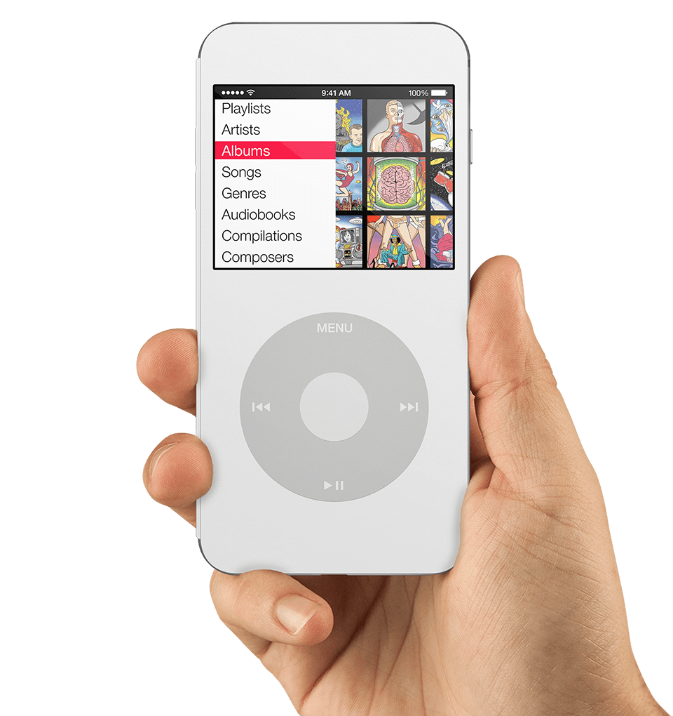 Il concetto dell'iPod Touch dell'iPod Classic 3