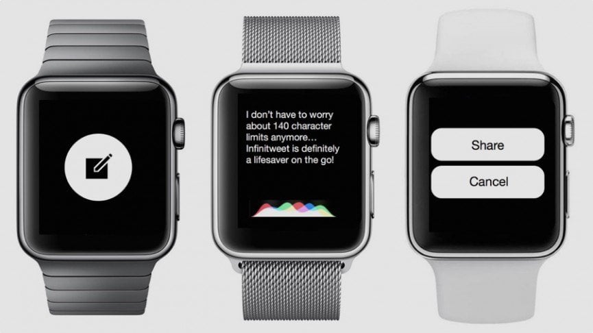 Apple Watch-applikationer 1 feb