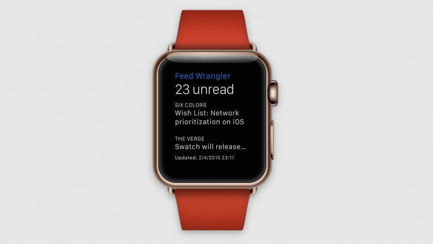 Apple Watch-applikationer 3 feb