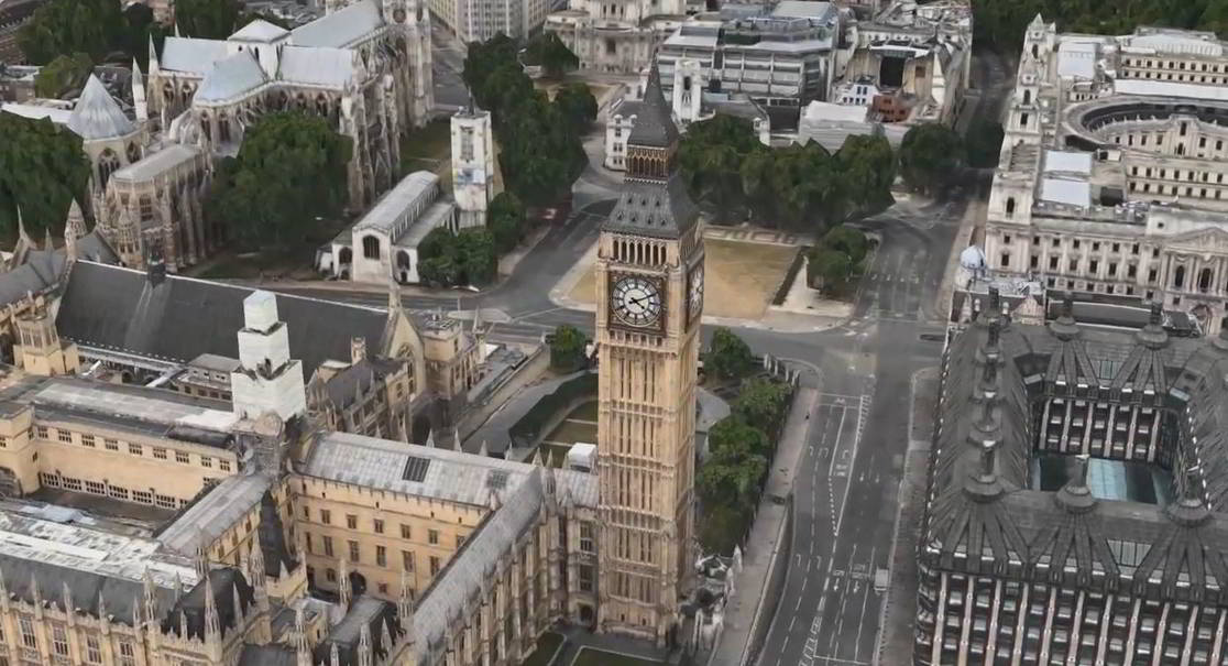 Animazioni FlyOver di Apple Maps