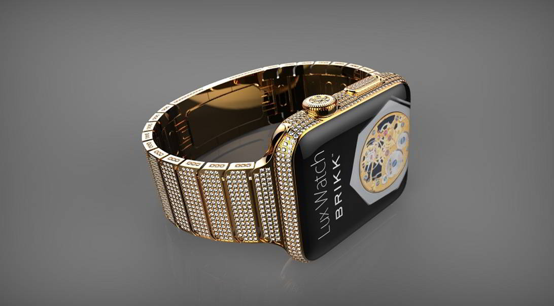 Apple Watch gold diamonds