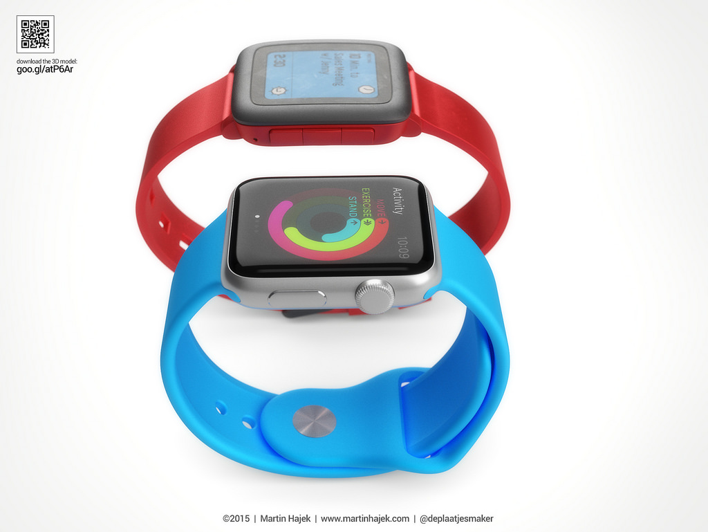 Apple Watch vs Pebble Watch 5
