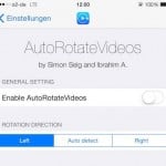 Videos automatisch drehen