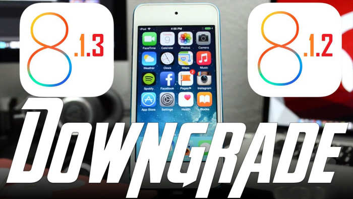 Downgrade iOS 8.1.3 iOS 8.1.2